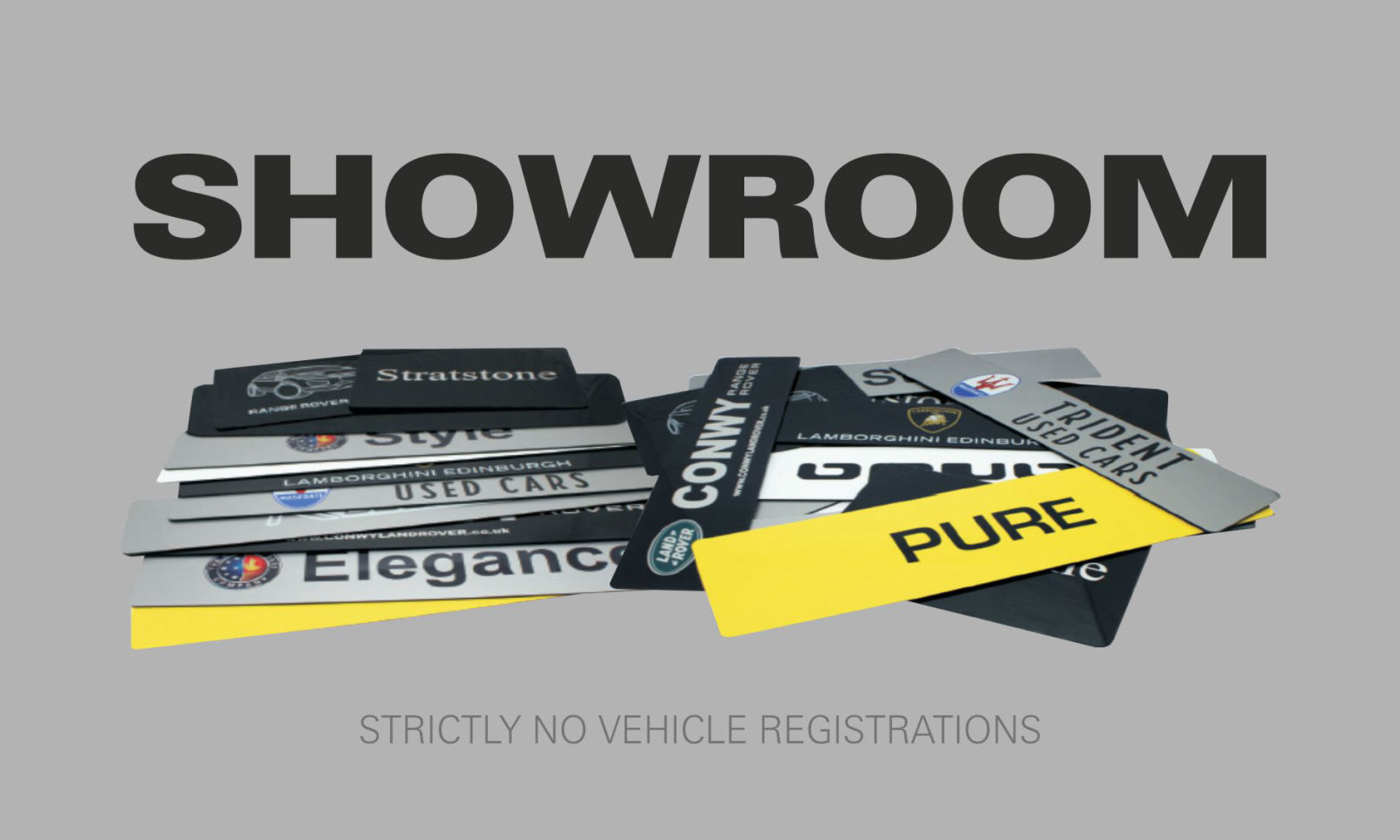 Showroom Number Plates numberplate numberplates number plate vehicle manufacturer company available in various sizes